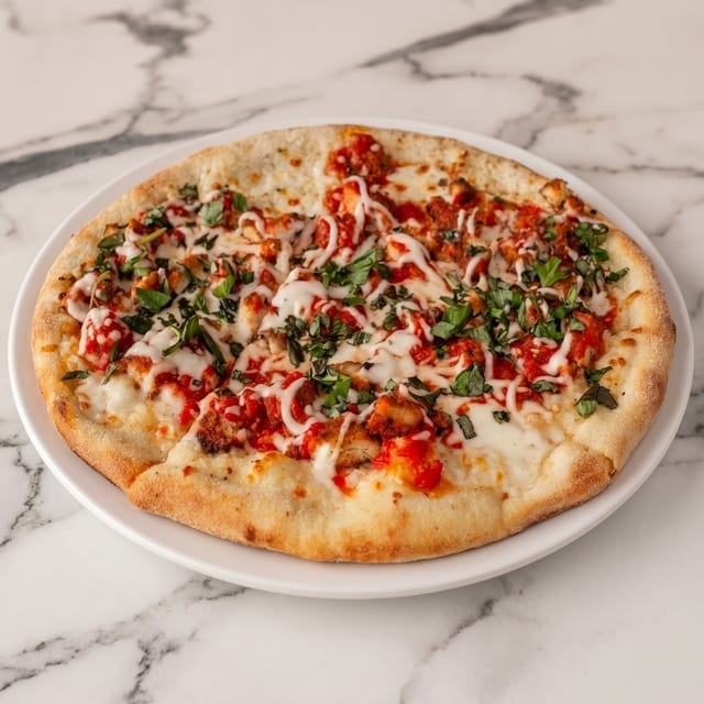 Chicken Parm Pizza.