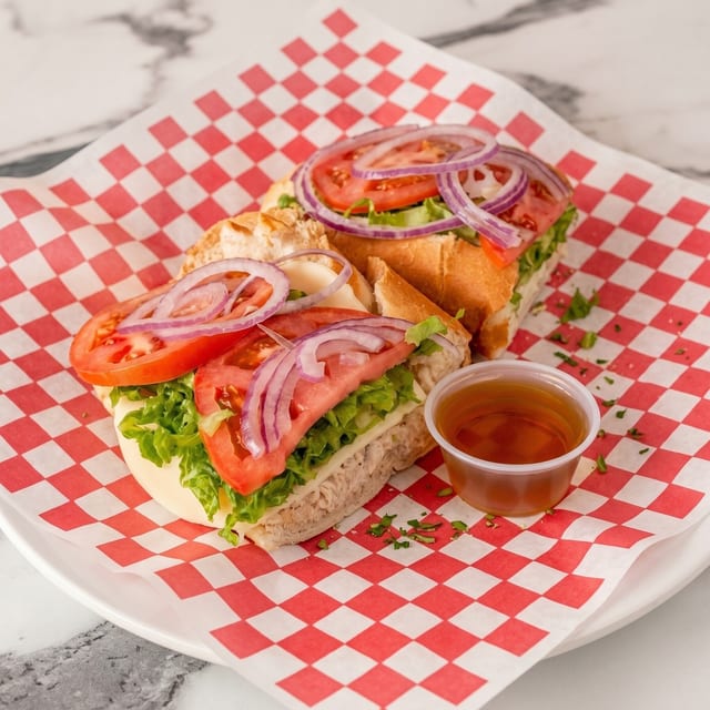 Tuna & Cheese Sub.