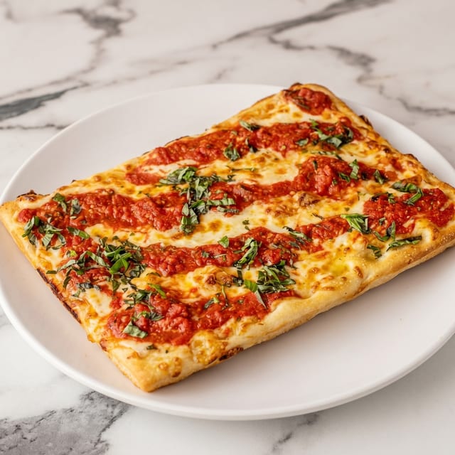 Grandma's Pizza (Thin Sicilian Style).